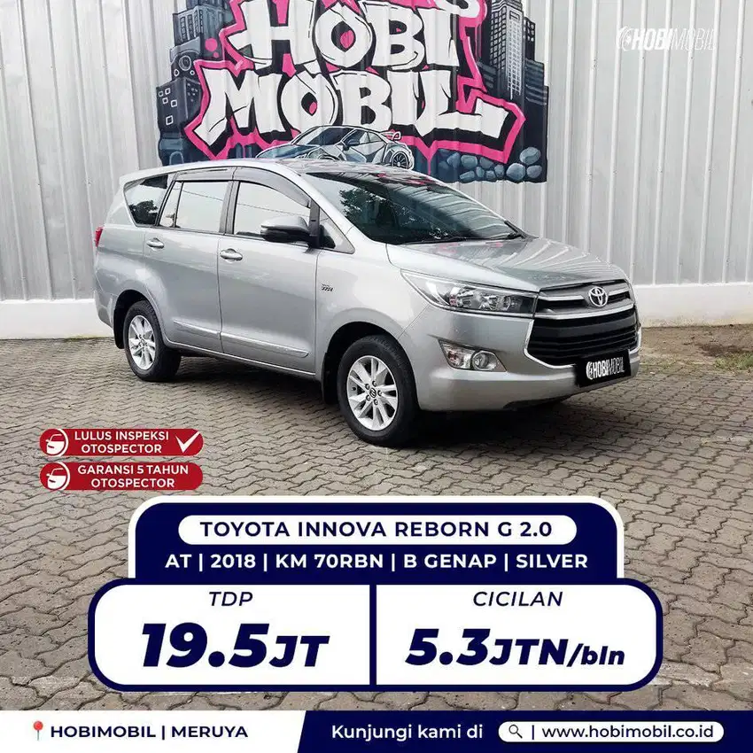 Toyota Innova Reborn G 2.0 AT 2018