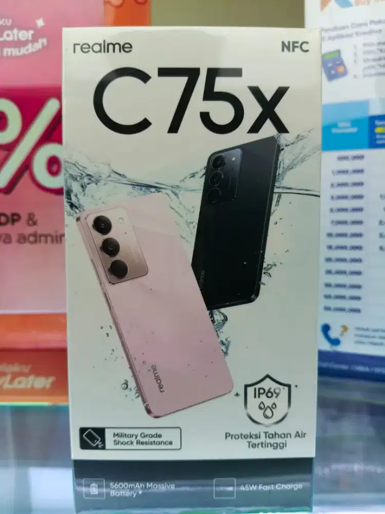Realme C75x 8GB/128GB,Baru,Segel Box,Garansi Resmi,Original