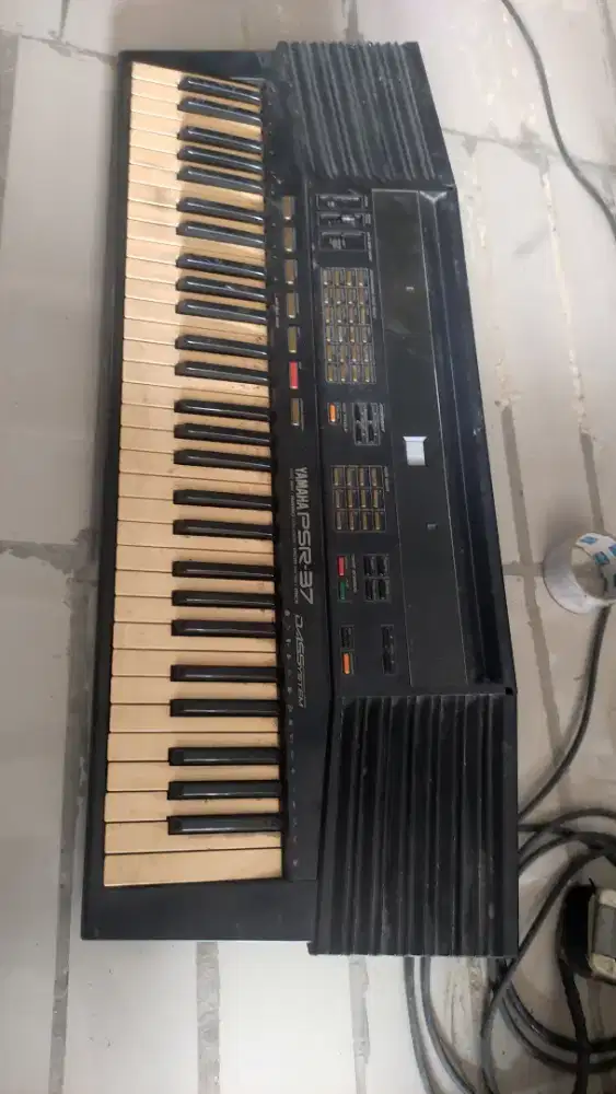 PIANO PORTABLE YAMAHA PSR-37 5050 DUAL VOICES KONDISI HIDUP APA ADANYA