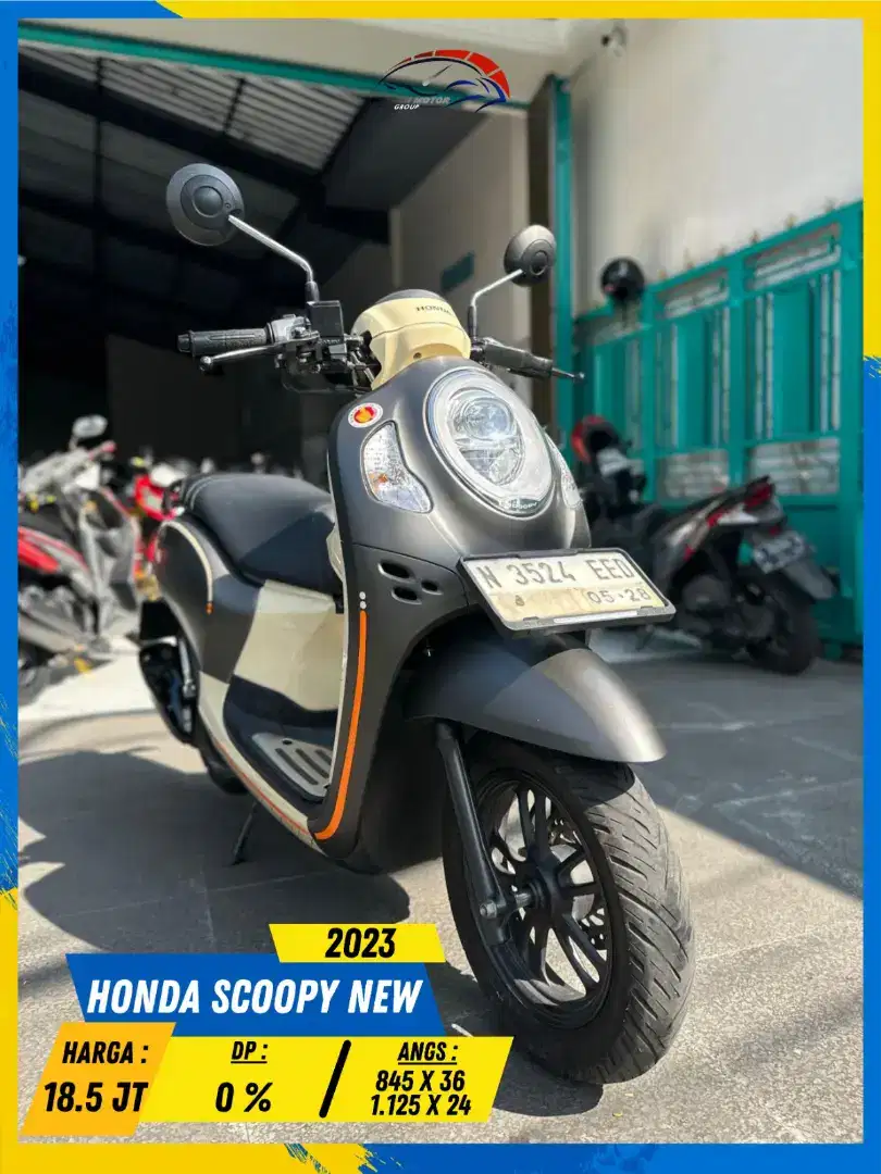 HONDA SCOOPY NEW 2023 GERCEP MASZEHH HIKMAH MOTOR KEPUH MALANG