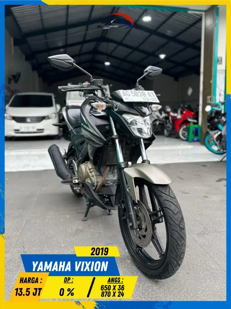 YAMAHA VIXION 2019 PLAT AG NDANG PANTAU LURR HIKMAH MOTOR KEPUH MALANG