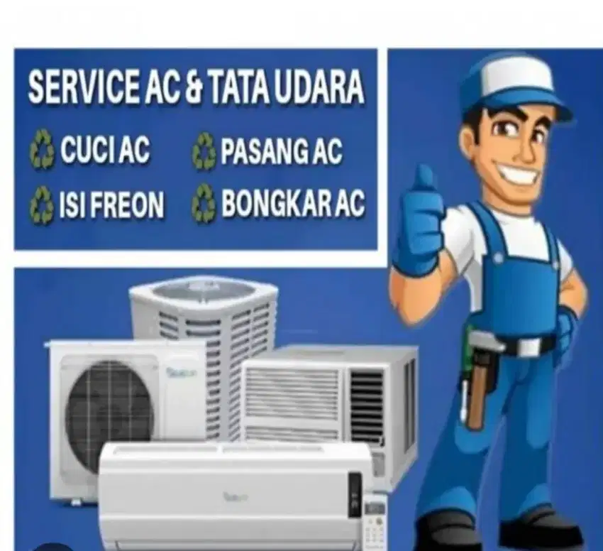 SERVICE AC/KULKAS/MESIN CUCI DLL