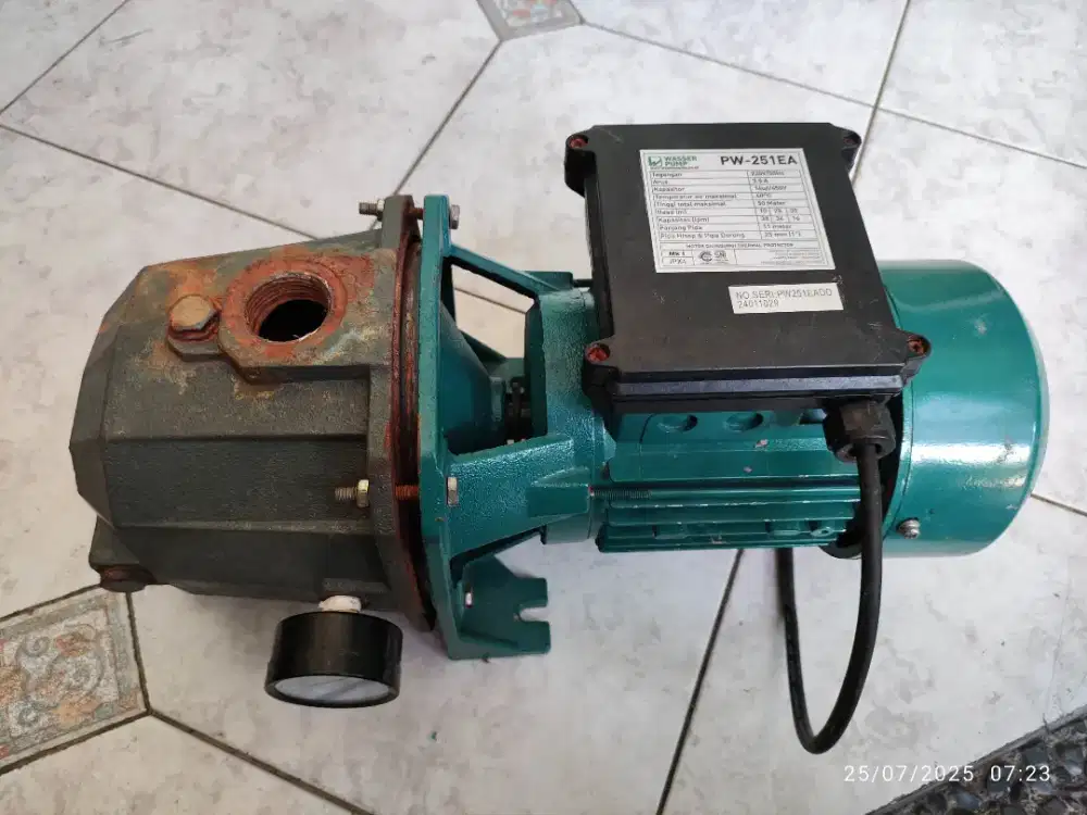 MATI KEBAKAR Wasser PW251EA Pompa SemiJet 50M
250 watt