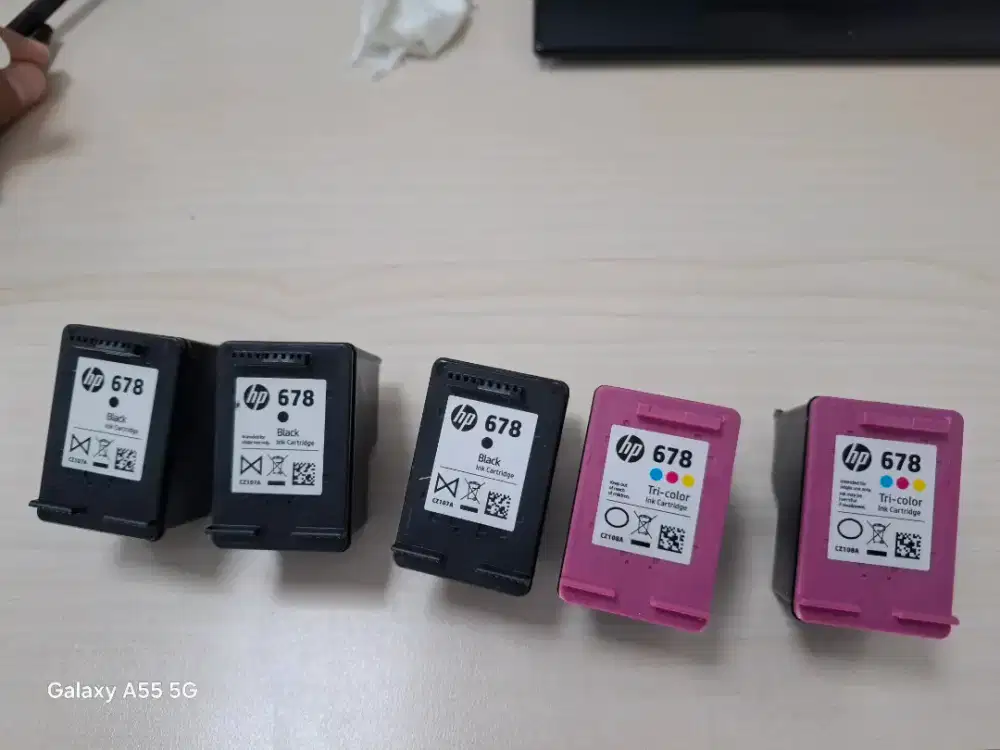 Cartridge Bekas HP 678 Warna Dan Hitam