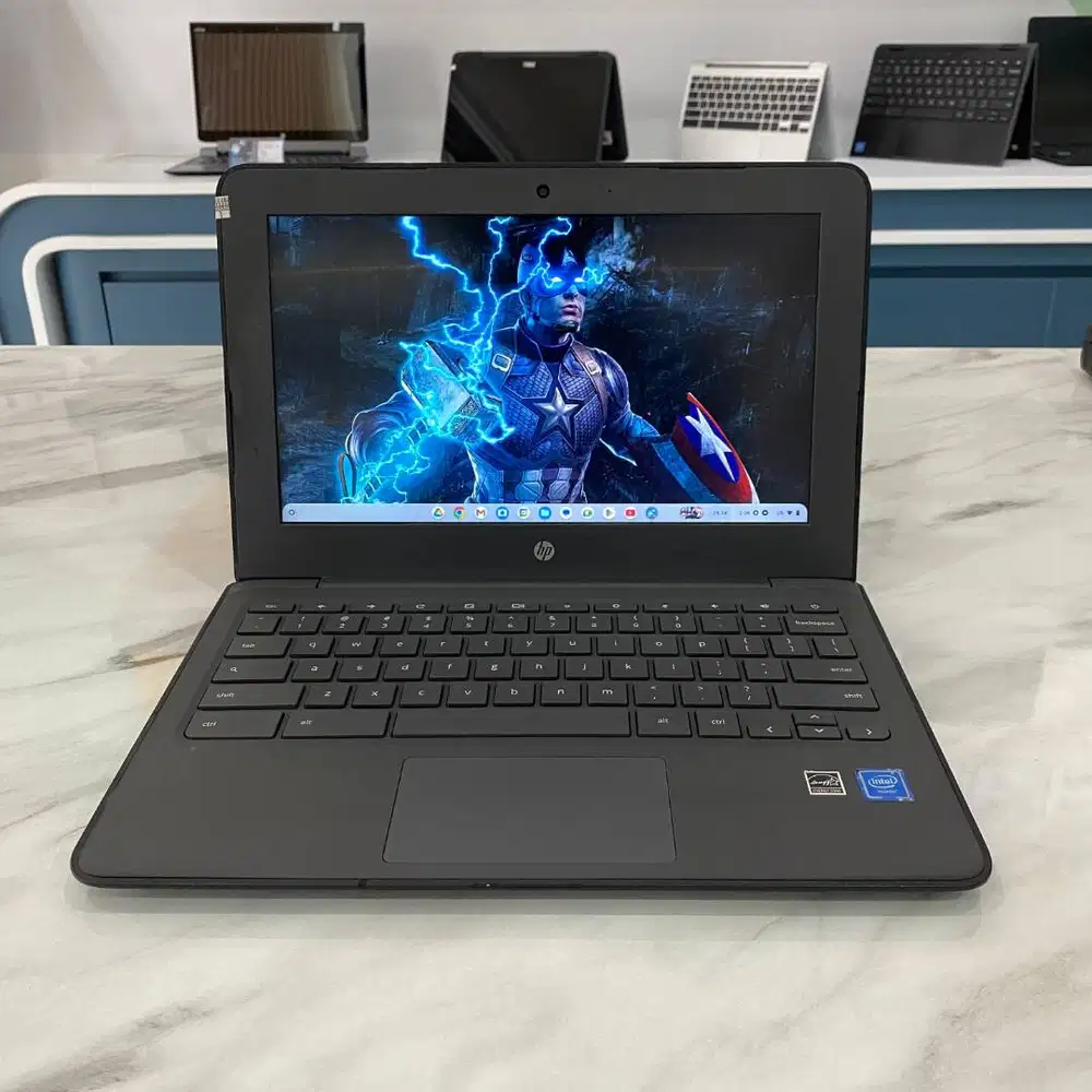 [H32] Laptop gaming playstore 4gb siap pakai cod garansi