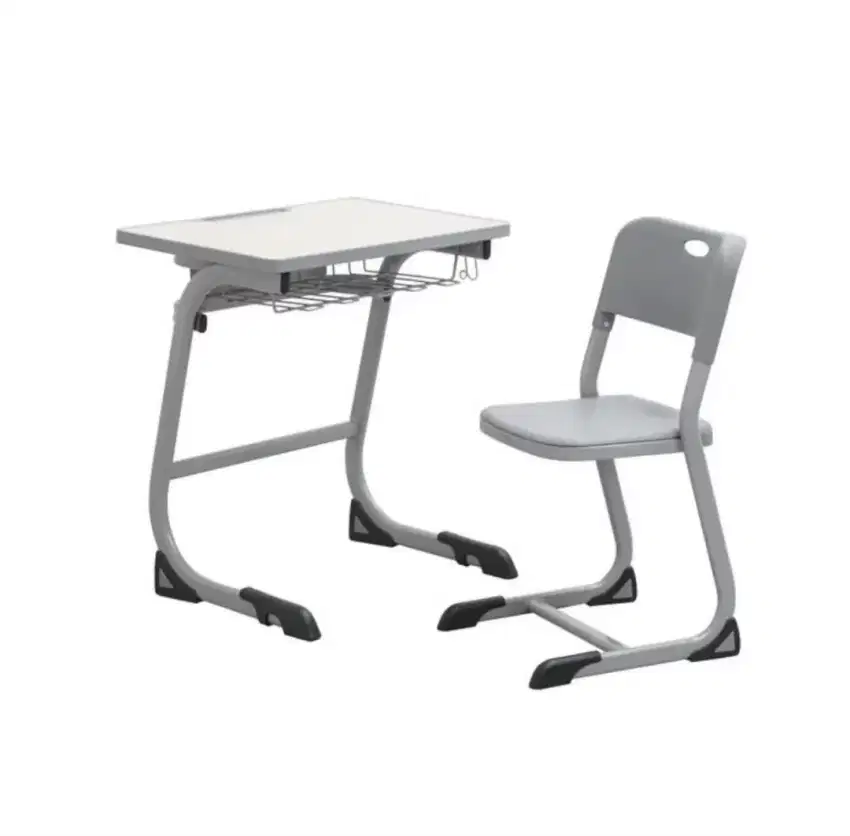 Informa Set Meja & Kursi Sekolah abu-abu