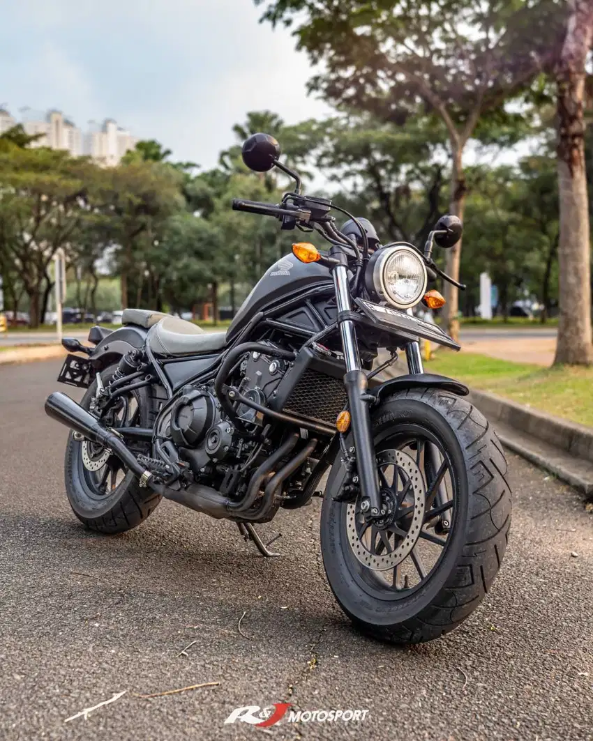 (Full Paper) Honda Rebel 500 Nik 2019 warna Grey Knalpot Costom