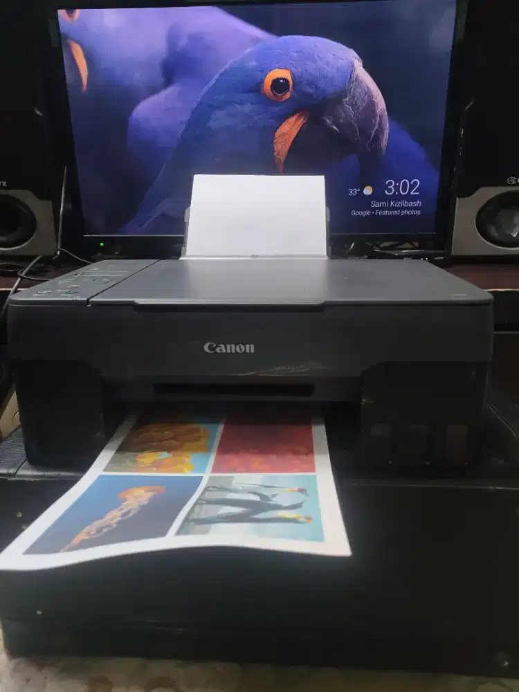Printer Canon G3020 Print, Scan Copy, Wifi, Infus Pabrik