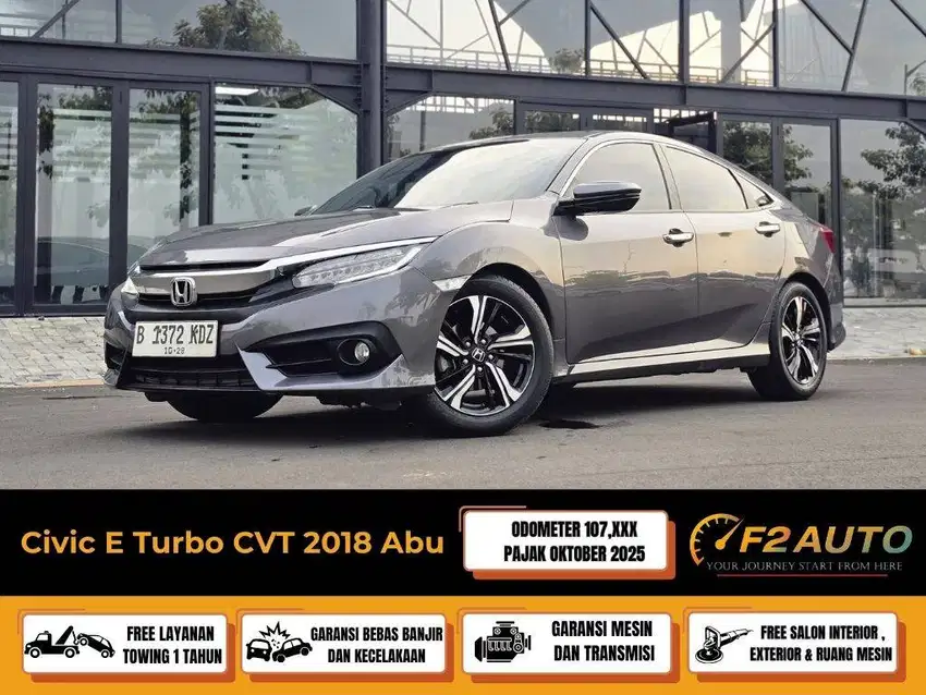 Honda Civic ES Turbo CVT 2018 Abu Metalik