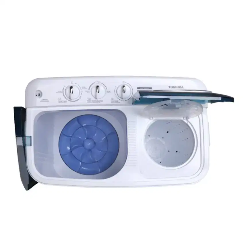 Toshiba Mesin Cuci 2 Tabung 6.5 Kg VH-H75MN(WB)