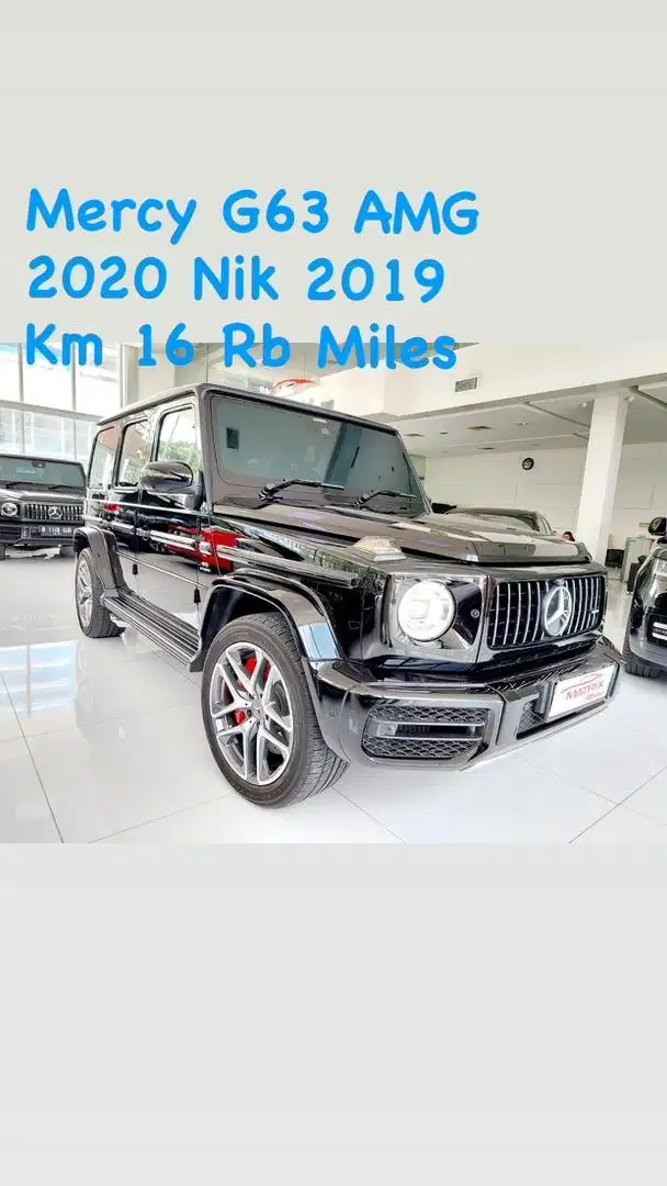 Mercy G63 AMG 2020 Nik19 Black on black Siap Pakai