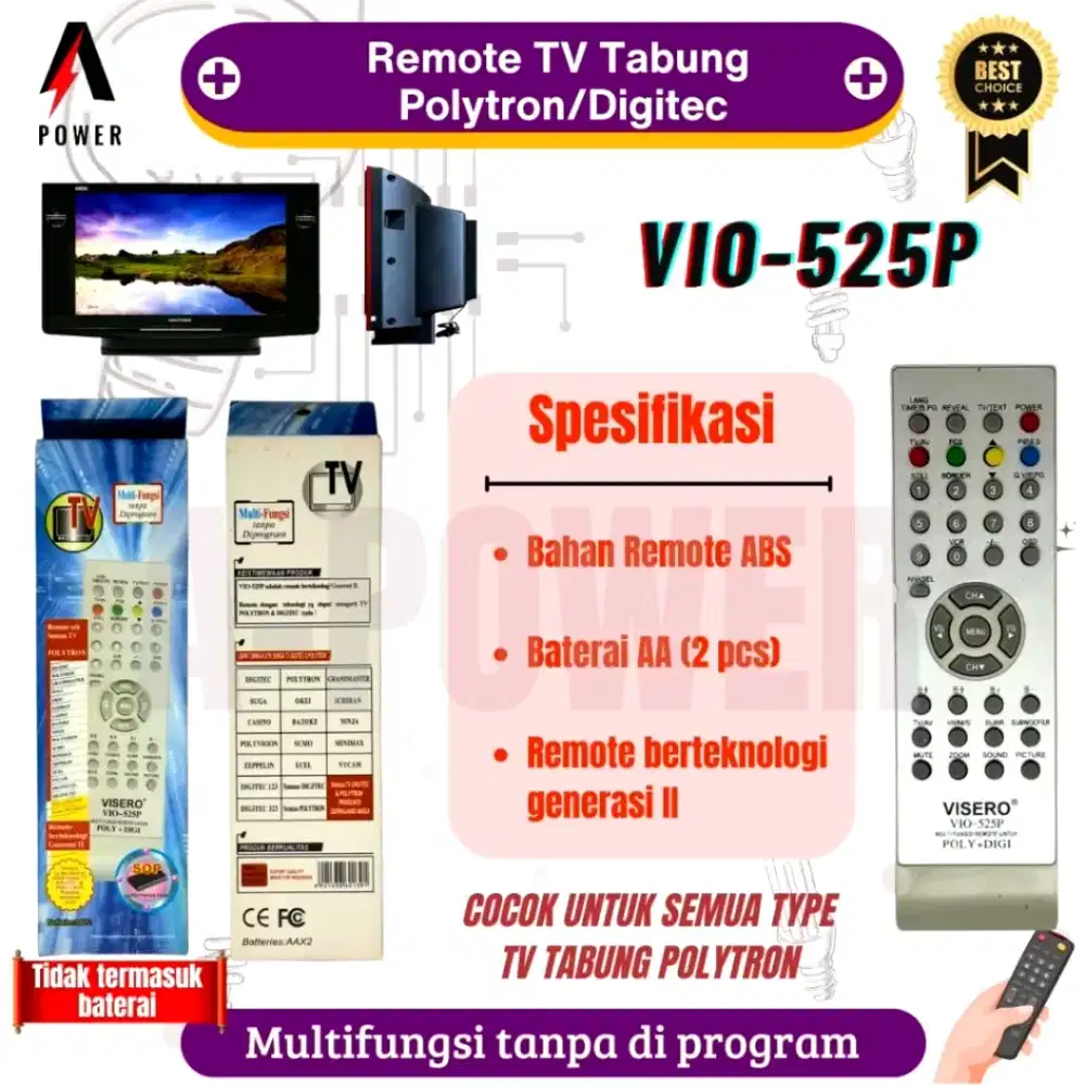 Polytron / Digitec (langsung pakai) | VIO-525P