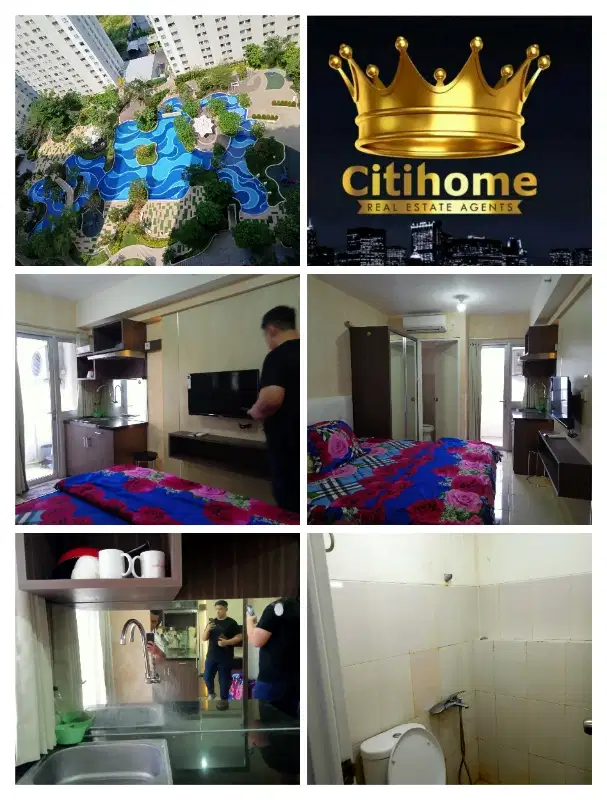 menyewakan apartemen educity 1br tahunan bycitihome