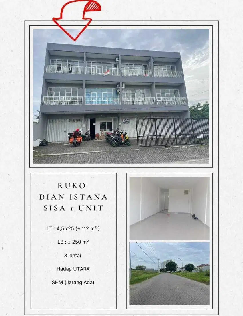 SEWA JUAL RUKO 3 LANTAI DIAN ISTANA DERETAN MOCCA VRBANA - PUNCAK CBD