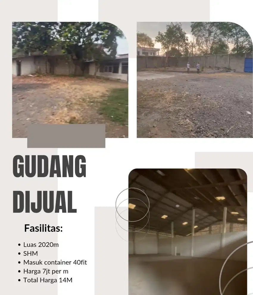 Jual Gudang Di Kawasan Industri Cimareme Batujajar Bandung Barat