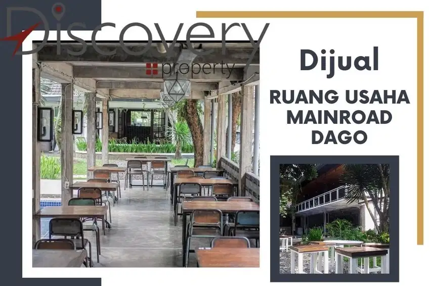 Turun Harga Ruang Usaha Strategis Mainroad Dago kota Bandung