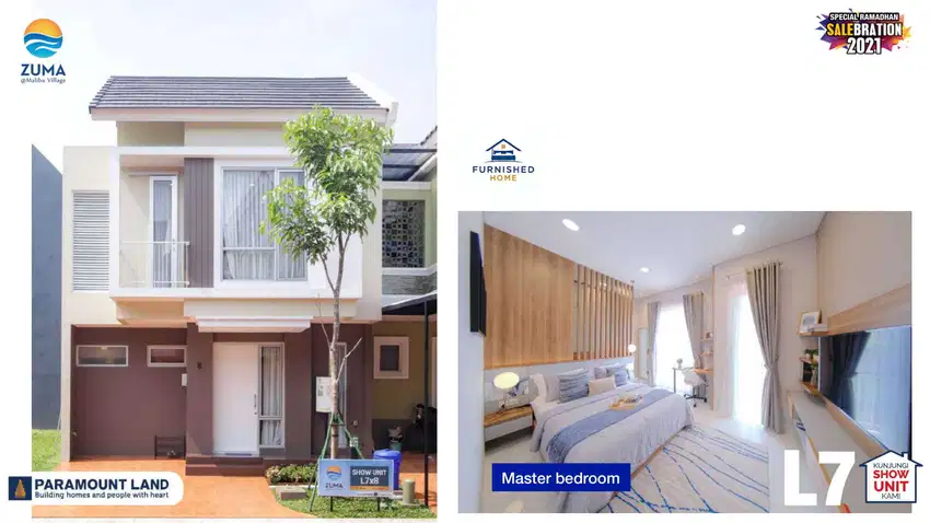 Rumah Zuma Malibu Dengan Furnish di Lokasi Ramai Gading Serpong