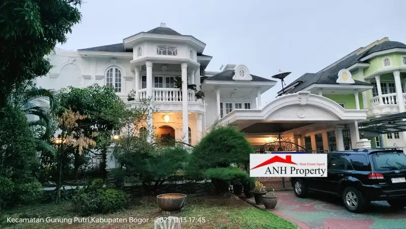 Rumah Besar 2 Lantai siap huni di perumahan kota wisata cibubur