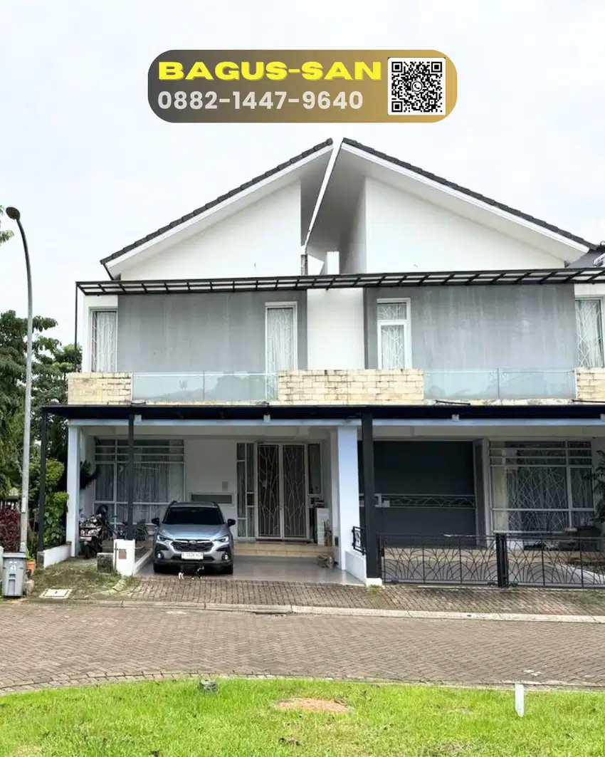 Jual cepat Rumah Hoek Luas  Siap Huni Di  Discovery  Bintaro Sektor 9