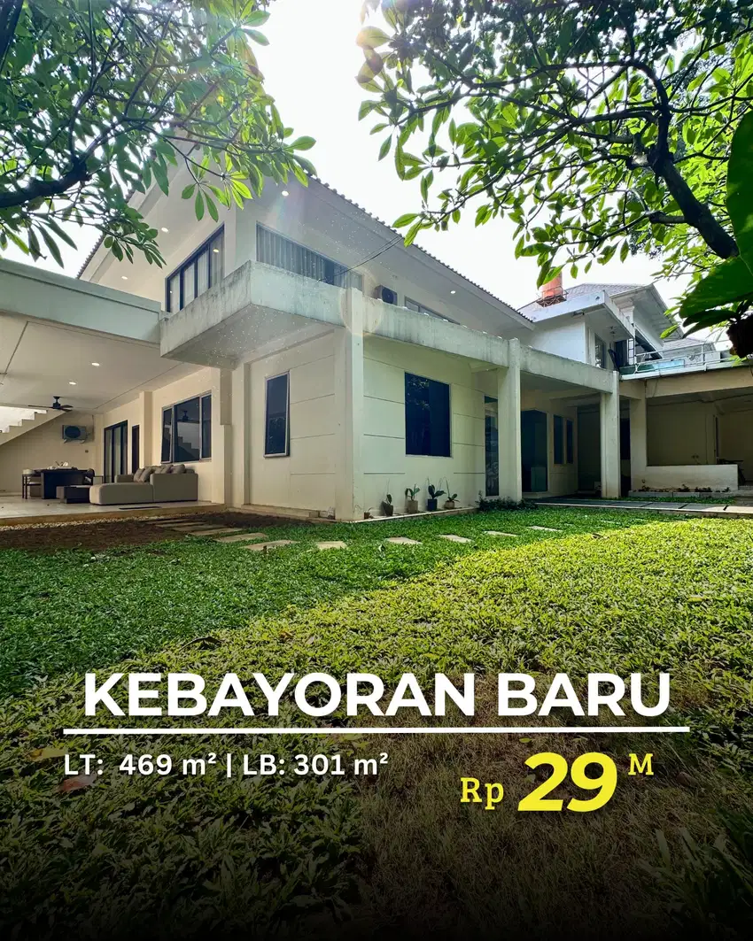 Rumah asri di Kebayoran baru