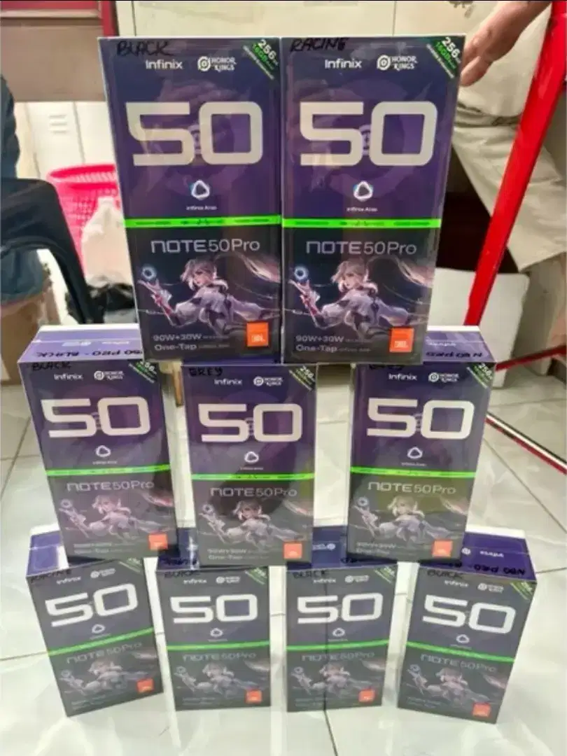 Murah new infinix Note 50 pro 8/256 resmi bs kredit/bs TT