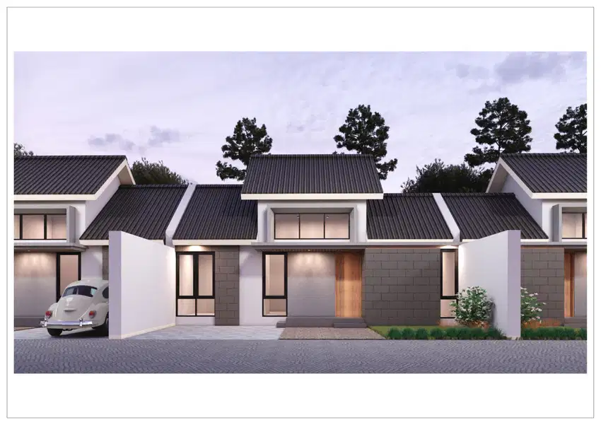 RUMAH CANTIK MINIMALIS DALAM CLUSTER DI KETINGAN MLATI SLEMAN