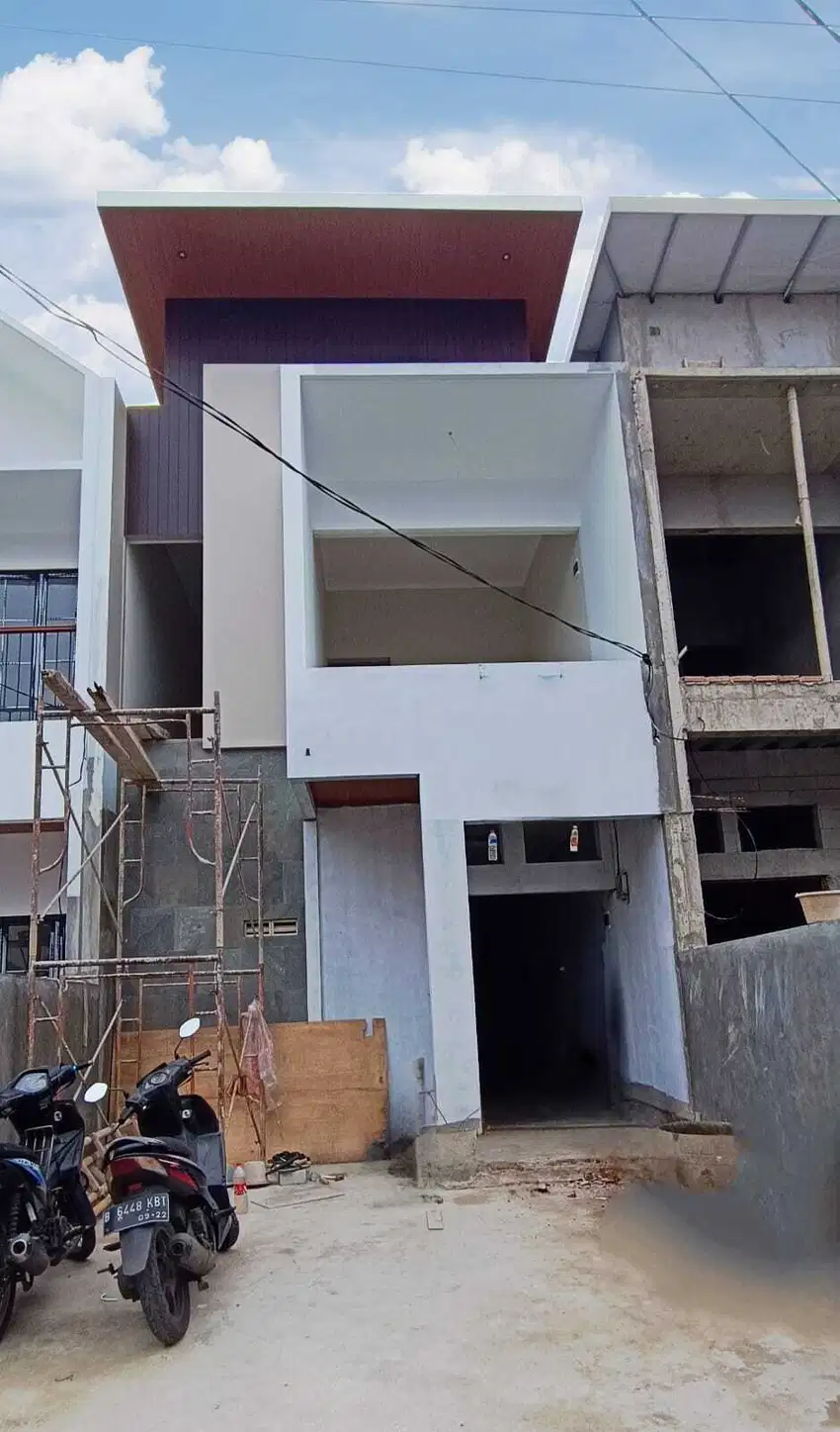 0057E Rumah Baru Scandinavian Murah Dekat Stasiun Kayuringin Bekasi