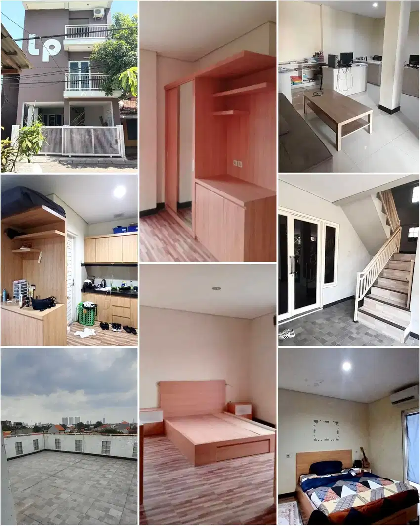 Rumah Semi Apartemen 3 Lantai Daerah Kebonsari Surabaya