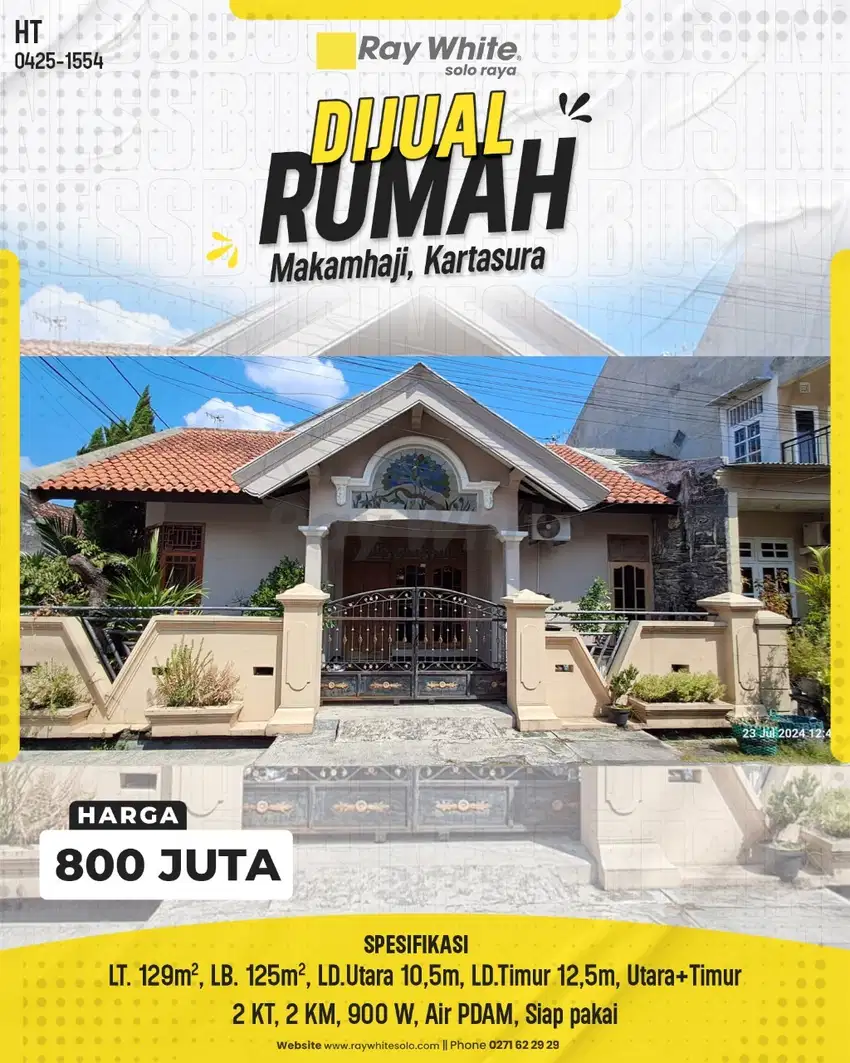 Dijual Rumah Siap Pakai Bersih Terawat di Makamhaji, Kartasura