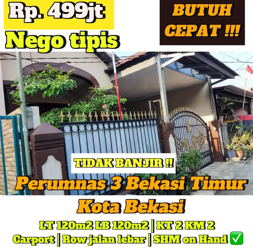 RUMAH MURAH DI KOTA BEKASI