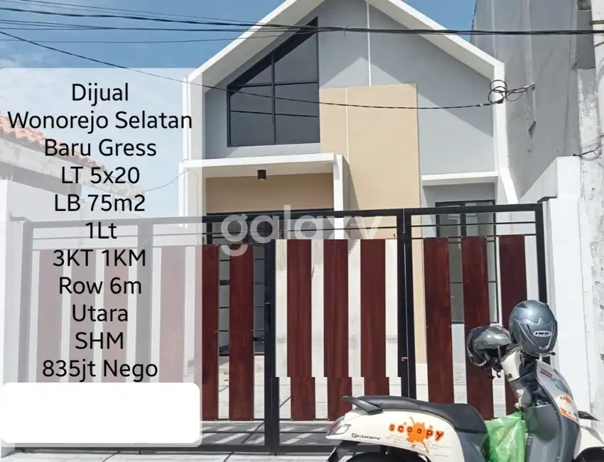 Rumah Baru Renov Total Wonorejo Selatan