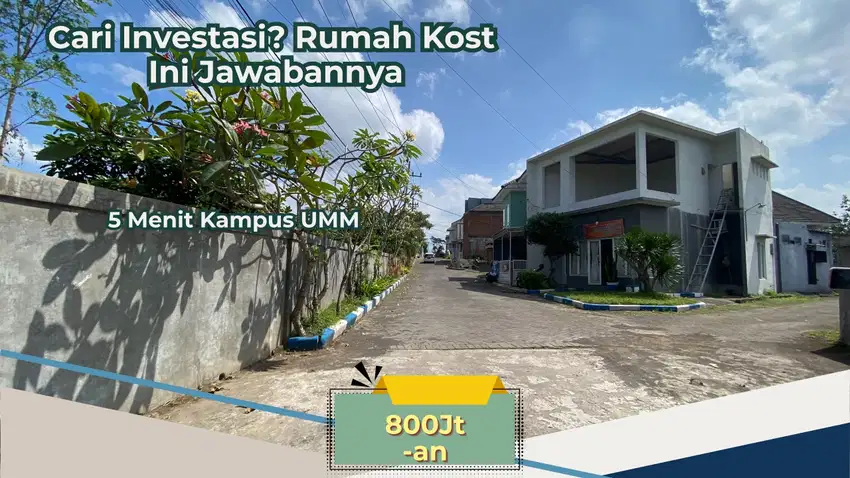 Kost 2 Lantai Siap Huni di Tegalgondo – 10 Kamar, Kamar Mandi Dalam, D