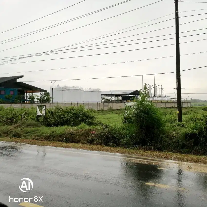 Tanah SHM luas di zona industri jalan provinsi Blora