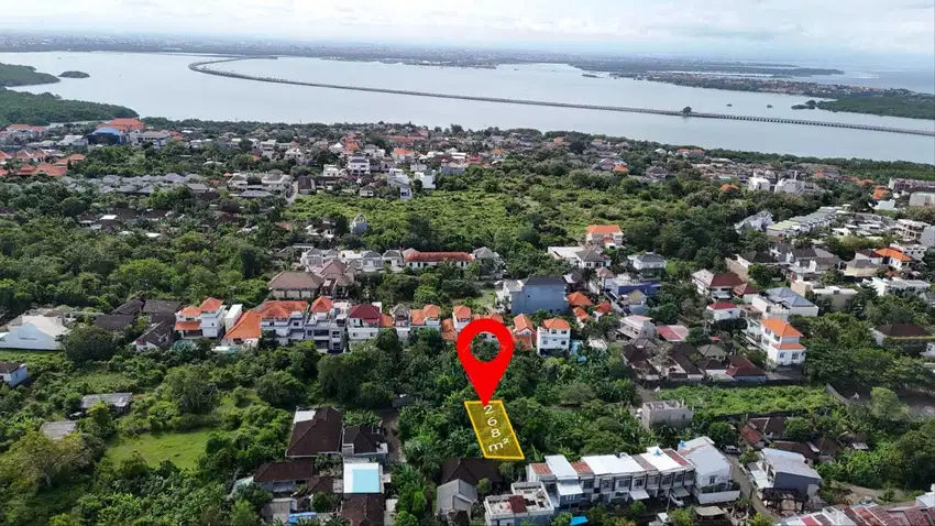 Tanah murah 268m2 Gedangsari nusa2 idr 6,5jt/m2