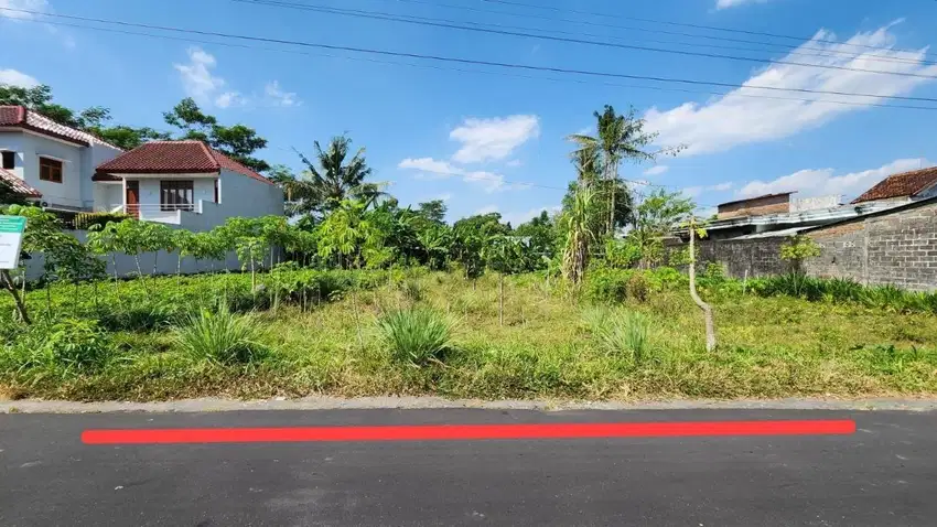 Tanah Pekarangan Luas 284m² Dekat Wisata DIY