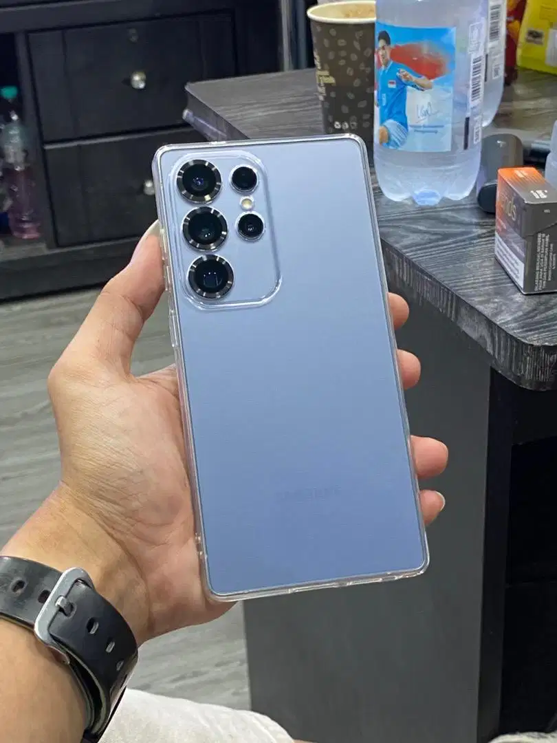 SAMSUNG S25 ULTRA 12/512GB ULTRA SILVER BLUE LIKE A NEW FULL SET GARAN