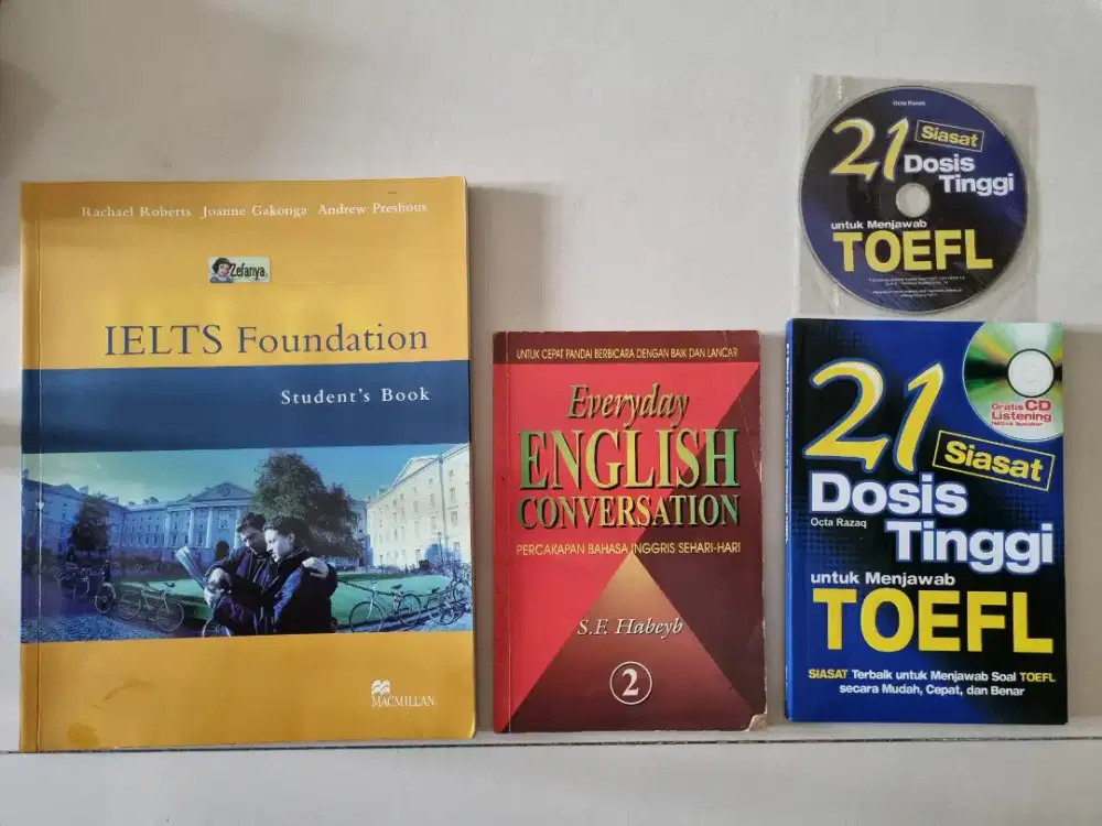 Buku Ielts, Toefl, dan English Conversation
