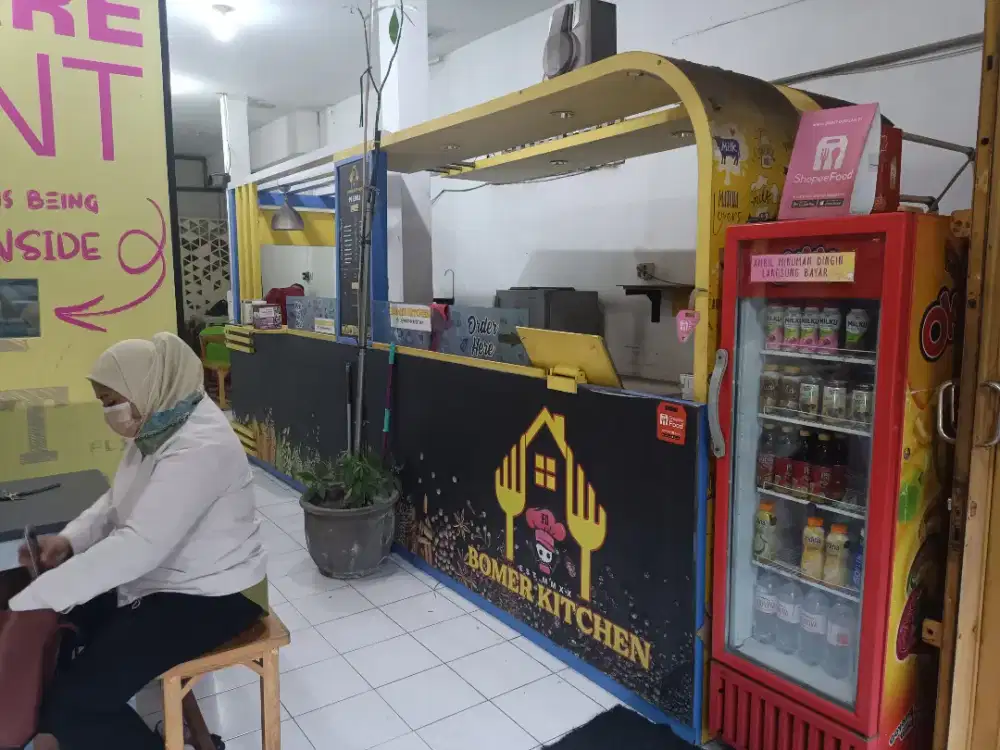 ROMBONG BOOTH UNTUK USAHA MAKANAN DAN MINUMAN