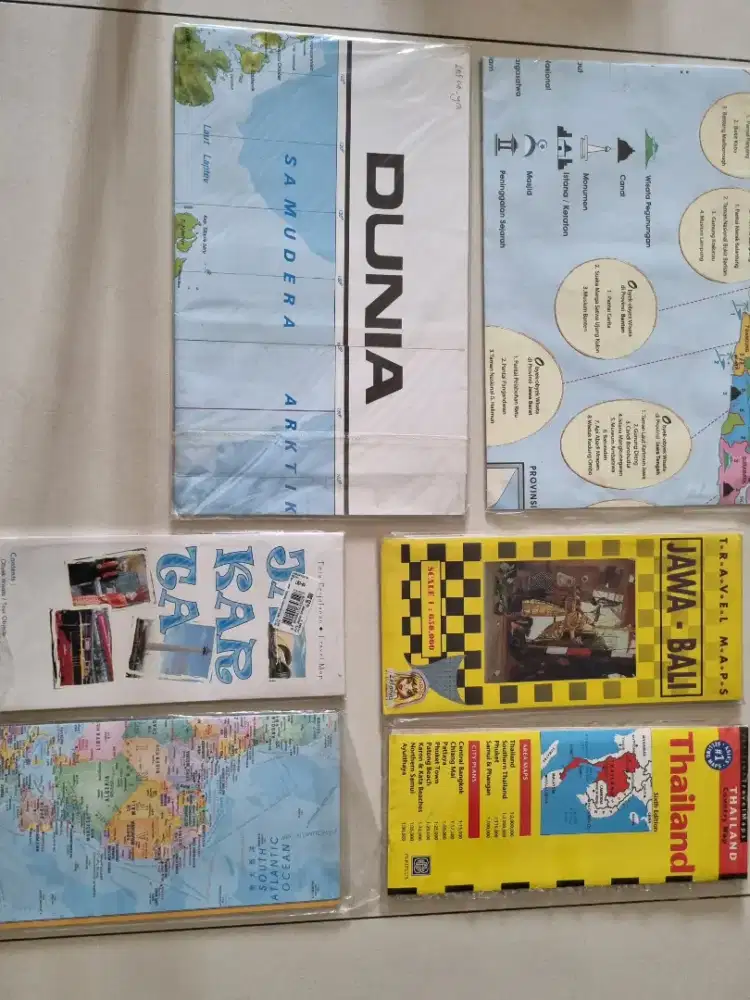 Peta Dunia dan Indonesia