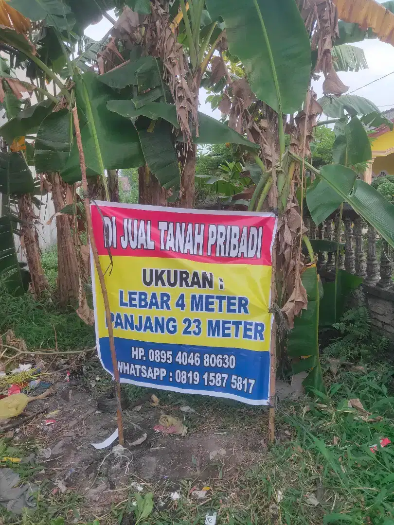Dijual tanah dijalan psr 8 tembung