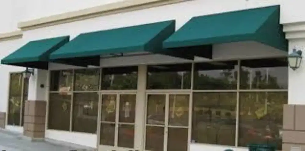 Atap kanopi kain workshop cafe/ruko