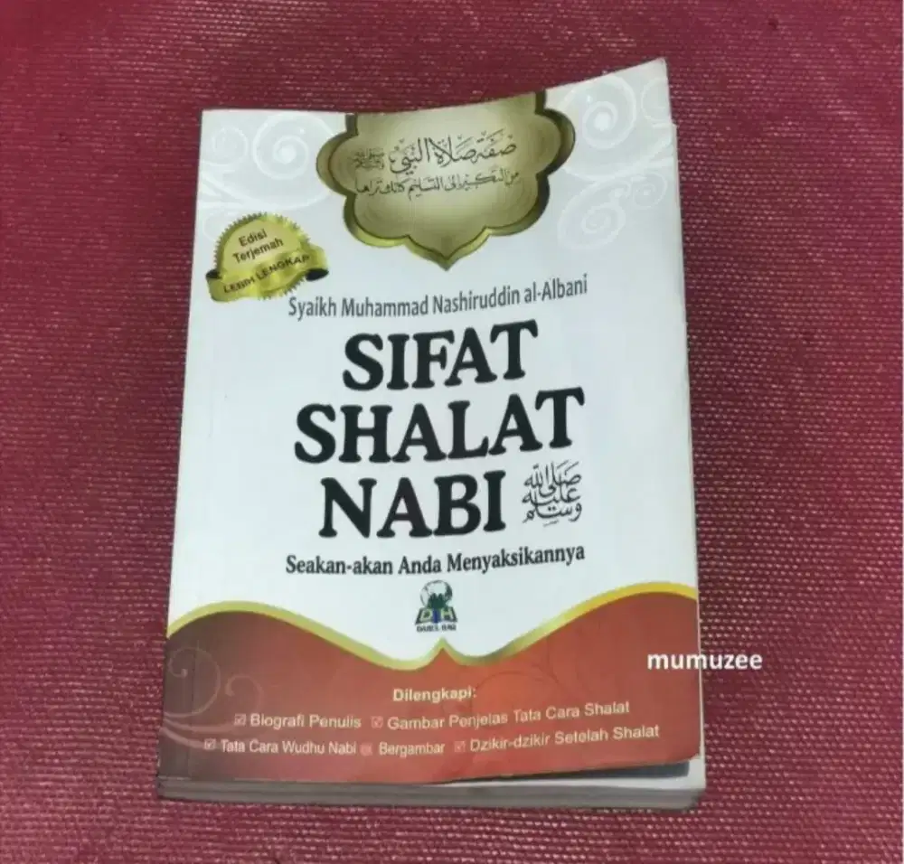 BUKU SIFAT SHALAT NABI PRELOVED ORIGINAL