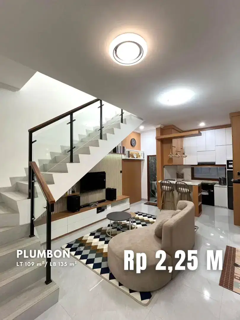 Dijual Rumah Baru Bonus Furniture dekat Jalan Gedongkuning