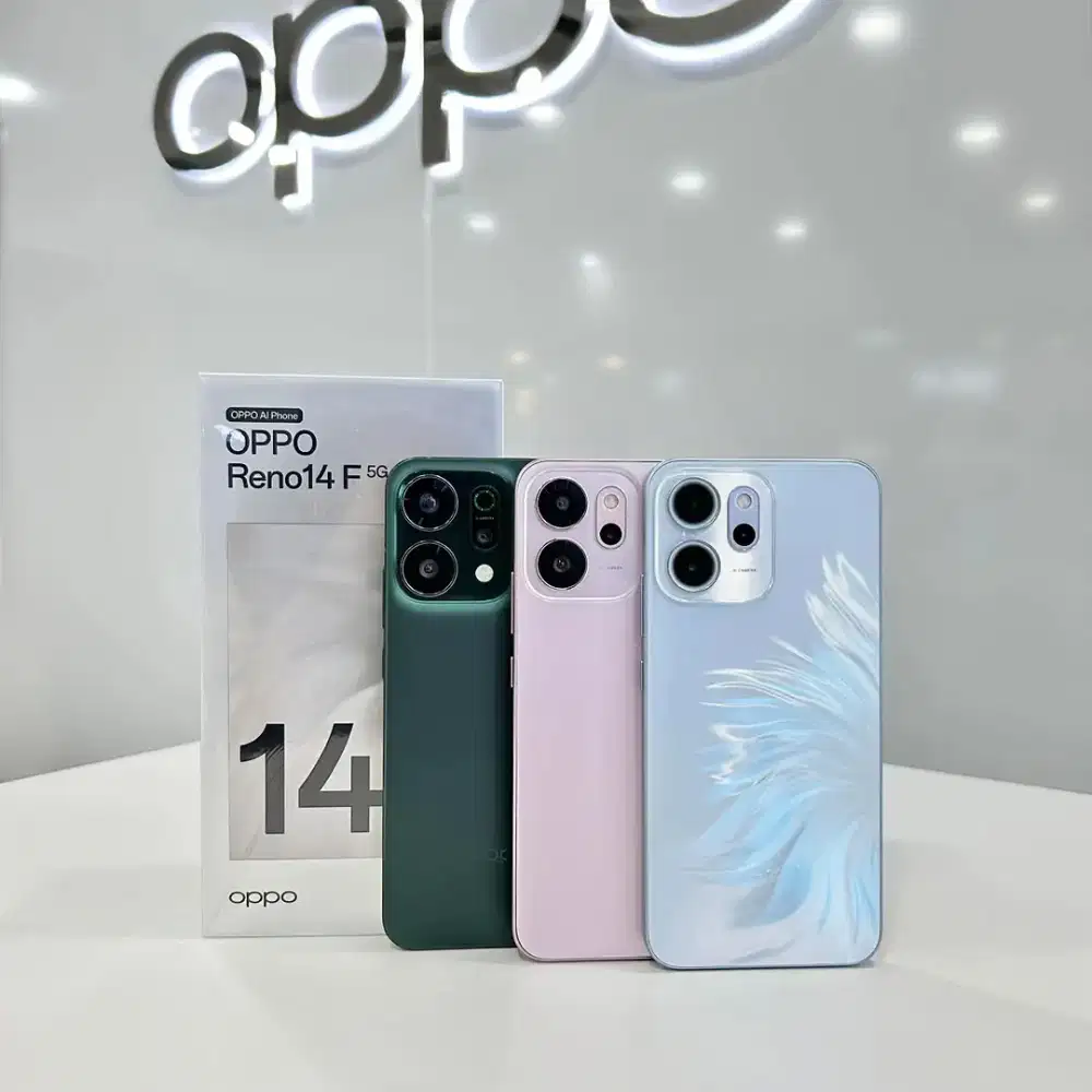 Oppo Reno 14F 8/256GB (Promo Gratis 2x Angsuran)