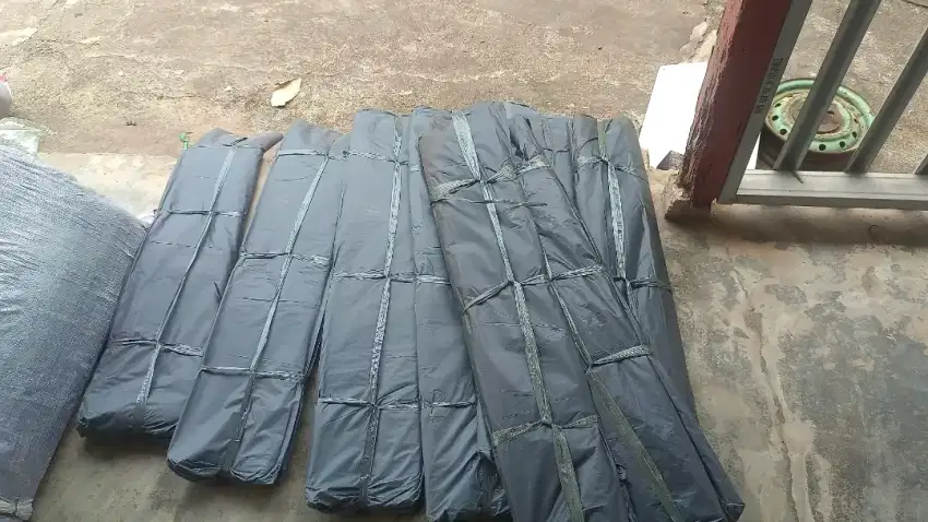 Plastik cor hitam lebar 1 buka 2m . ready stok Palembang. Bisa cod