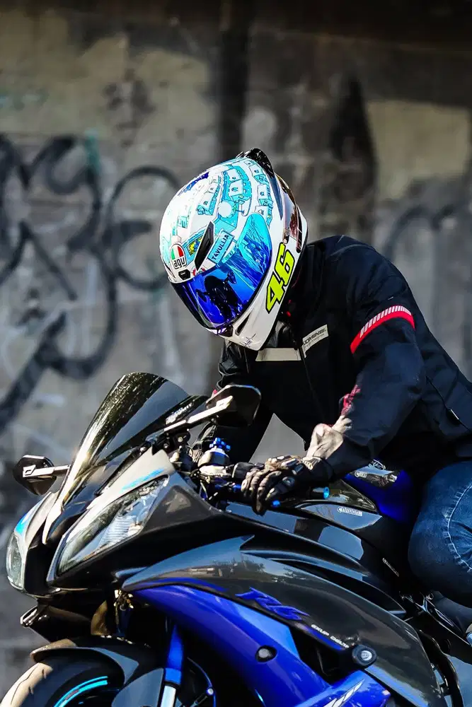 Helm AGV K1S Rossi Winter Test 2017 SNI Prod Date 2024 Like New!