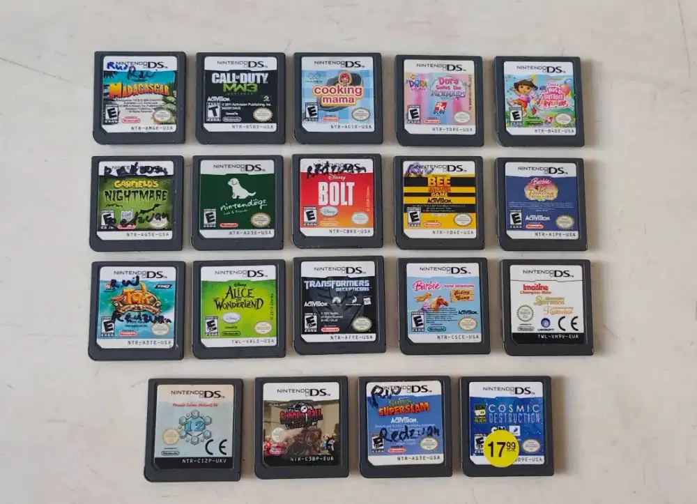 Kaset Nds original Nintendo mulus tested