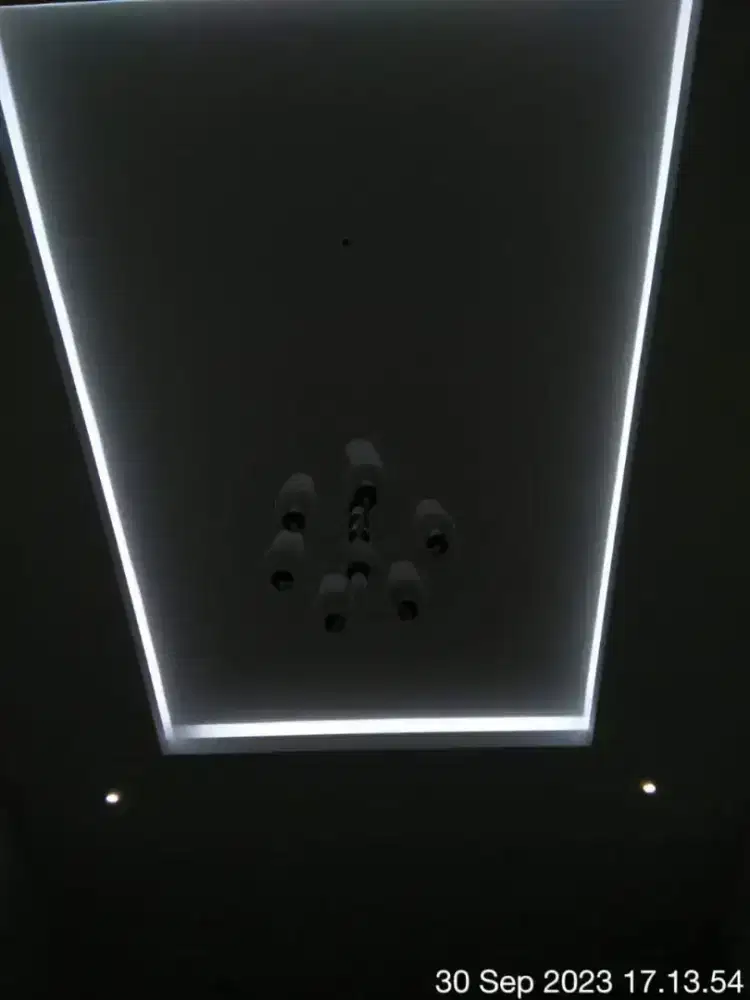 Freme lampu led drop cielling gypsum