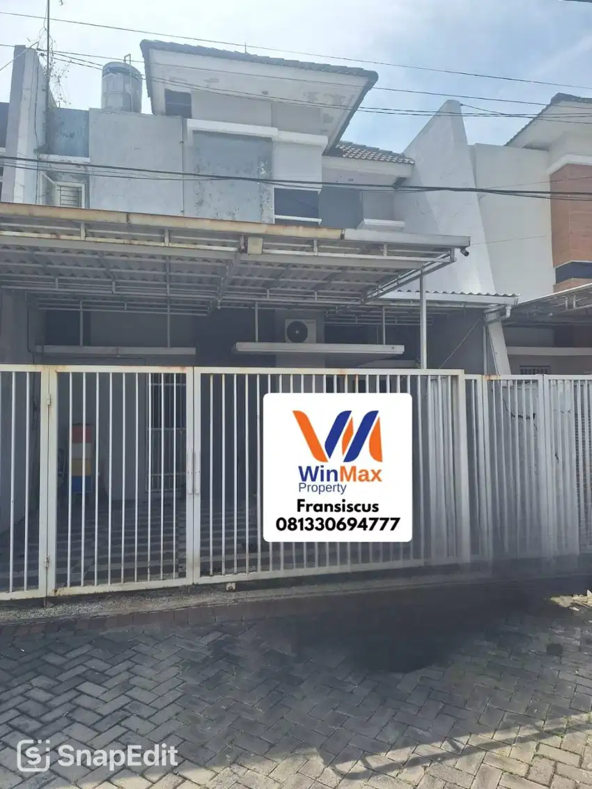 Dijual Rumah Melon Tengah Pondok Tjandra Surabaya Selatan