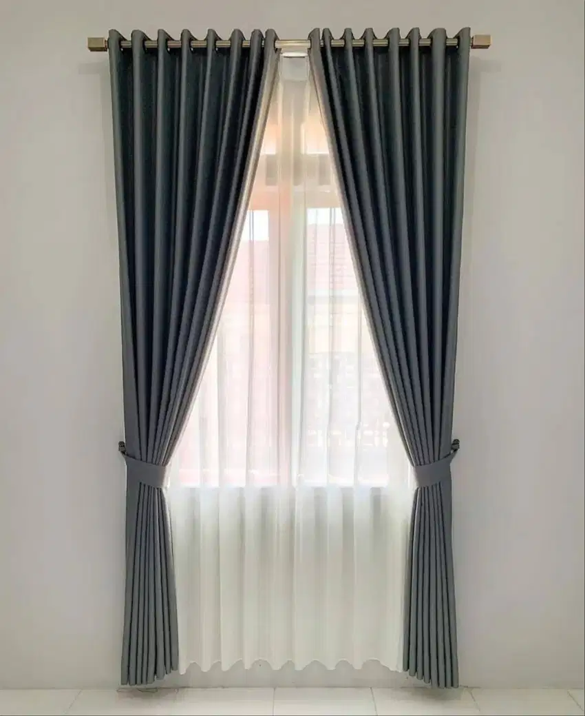 Jual & Pasang Gorden Vitrase Wallpaper Roller Blinds Korden Gordeng